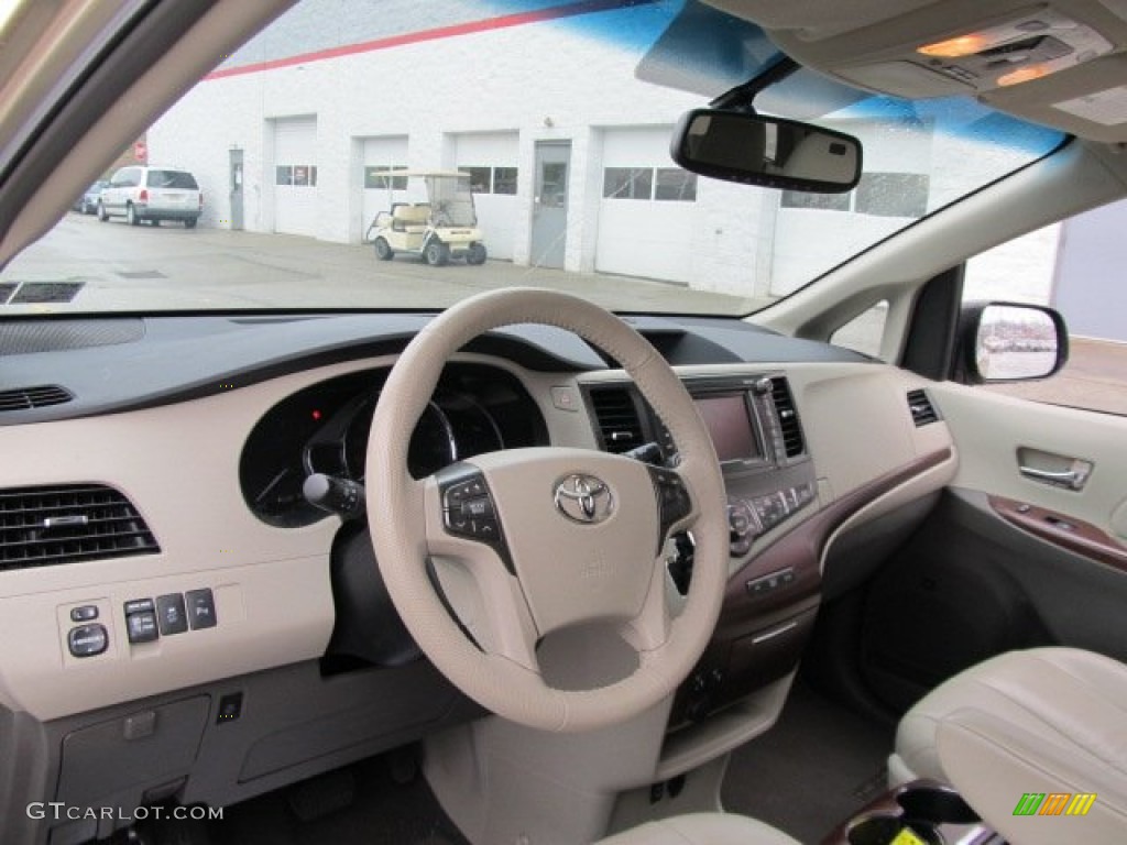 2011 Sienna XLE AWD - Sandy Beach Metallic / Bisque photo #11