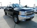 2008 Black Chevrolet Silverado 2500HD LTZ Crew Cab 4x4  photo #3