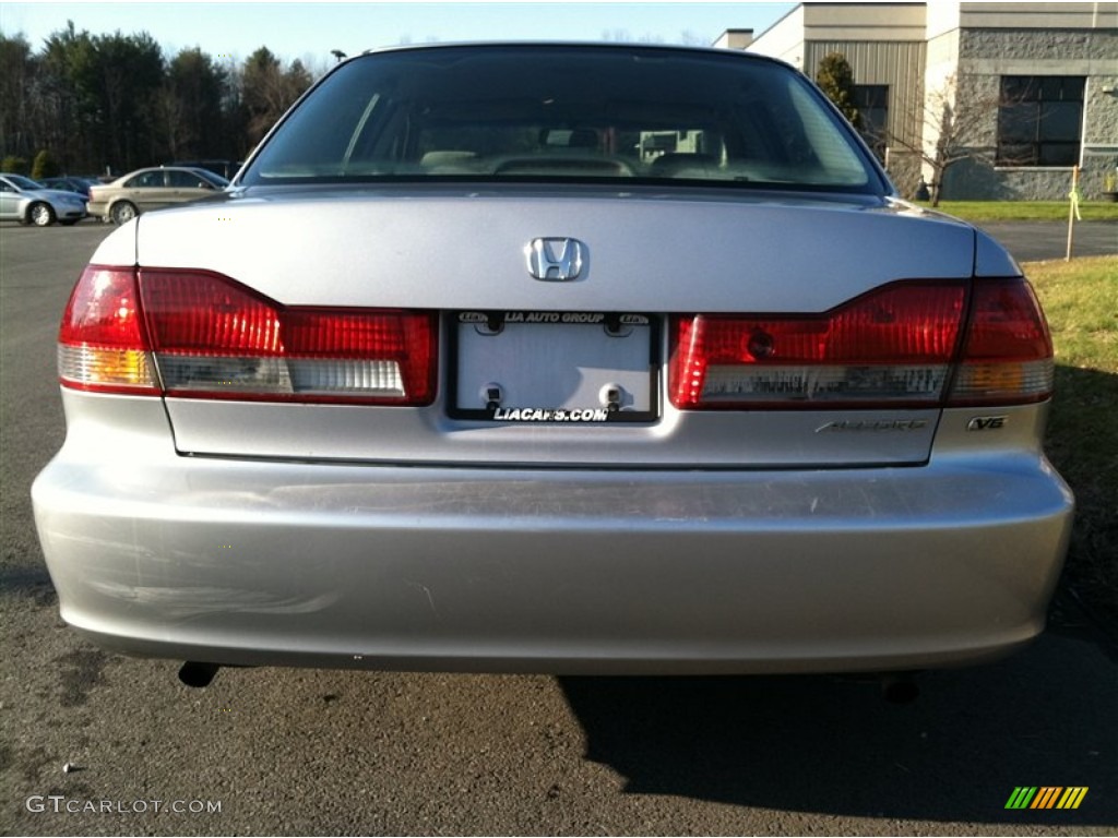 2002 Accord LX Sedan - Satin Silver Metallic / Quartz Gray photo #6