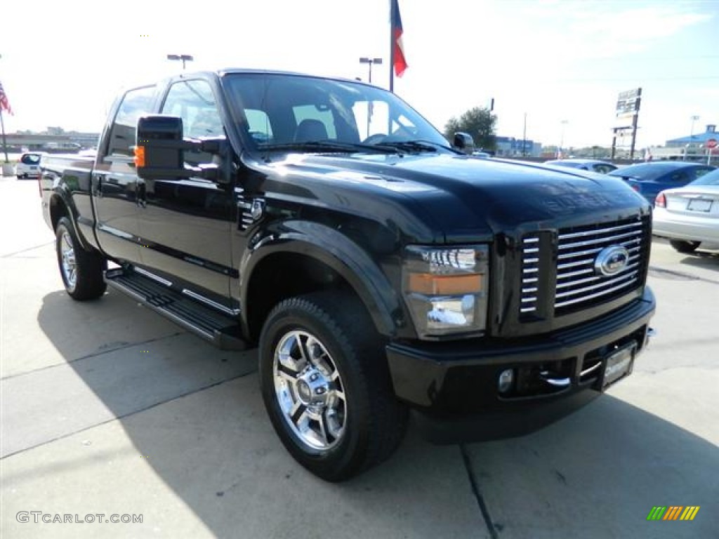 2008 F250 Super Duty Harley Davidson Crew Cab 4x4 - Black/Vintage Copper Two-Tone / Black/Dusted Copper photo #3