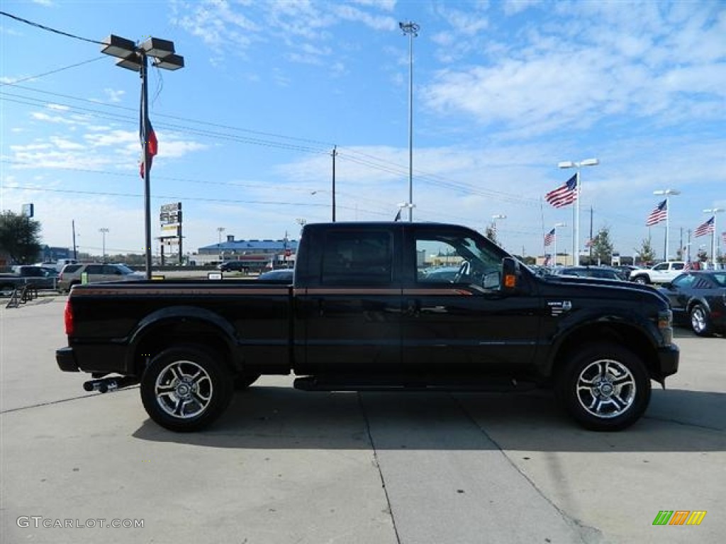 2008 F250 Super Duty Harley Davidson Crew Cab 4x4 - Black/Vintage Copper Two-Tone / Black/Dusted Copper photo #4