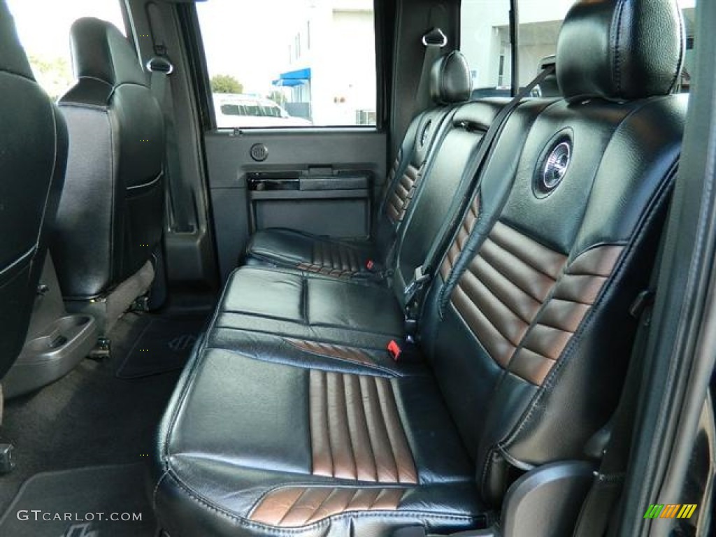 Black/Dusted Copper Interior 2008 Ford F250 Super Duty Harley Davidson Crew Cab 4x4 Photo #58086297