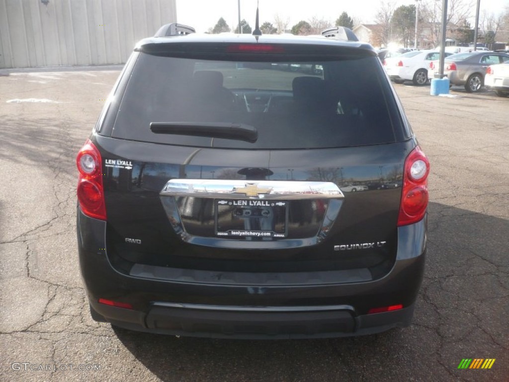 2011 Equinox LT AWD - Black Granite Metallic / Jet Black photo #5