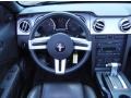 Dark Charcoal 2007 Ford Mustang GT Premium Convertible Steering Wheel