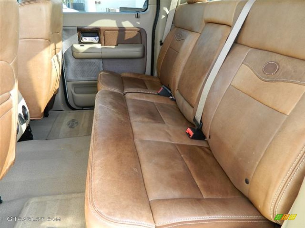 2007 F150 King Ranch SuperCrew - Oxford White / Castano Brown Leather photo #12