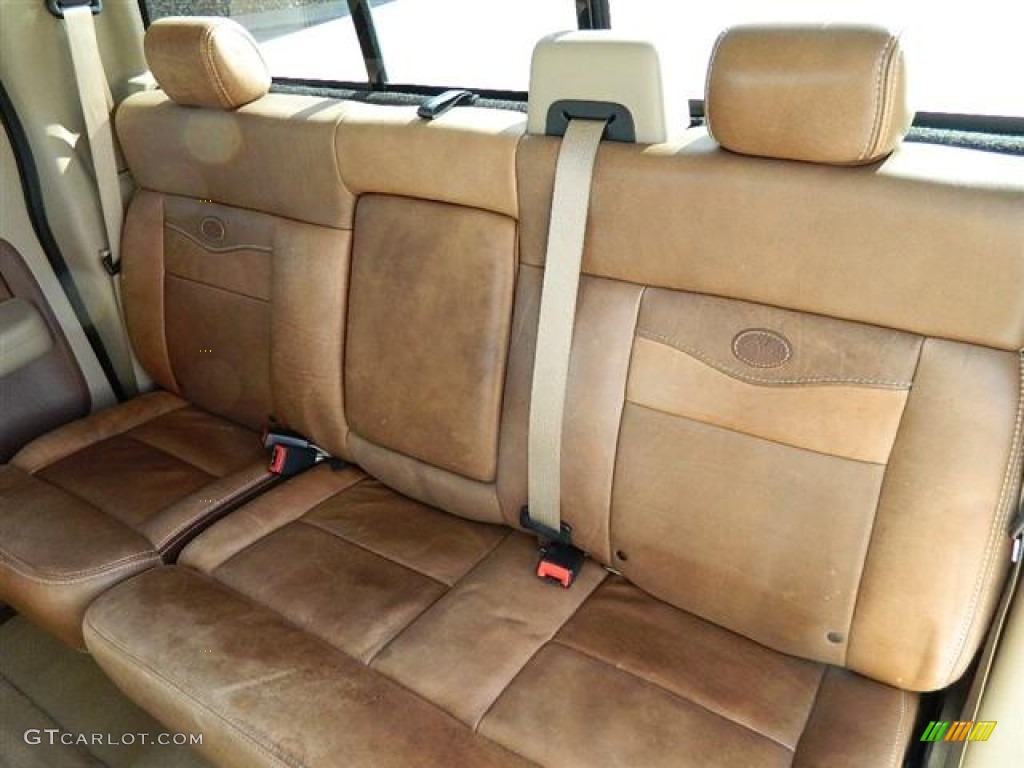 2007 F150 King Ranch SuperCrew - Oxford White / Castano Brown Leather photo #13