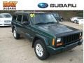 Forest Green Pearlcoat 2001 Jeep Cherokee Classic 4x4