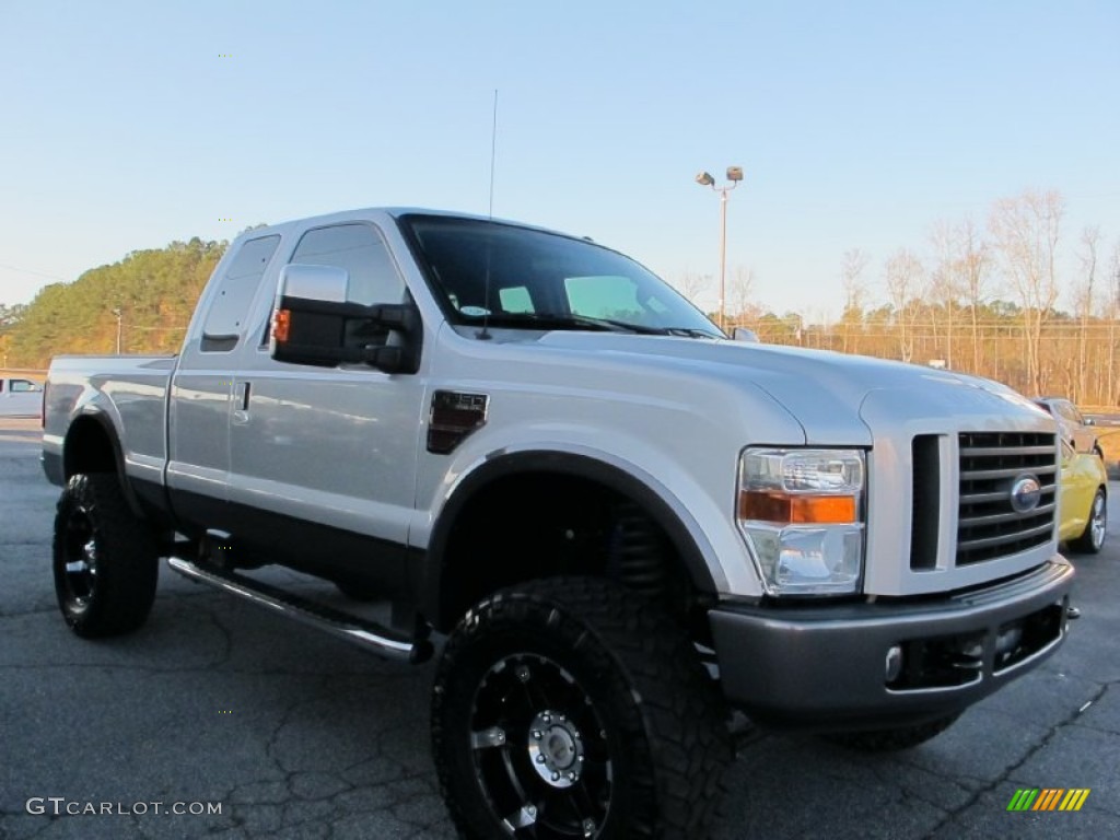 2008 F250 Super Duty FX4 SuperCab 4x4 - Silver Metallic / Medium Stone photo #1