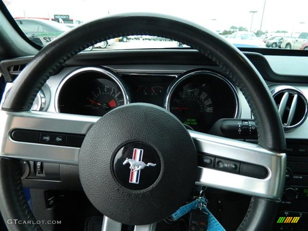 2007 Mustang GT Premium Coupe - Vista Blue Metallic / Dark Charcoal photo #20