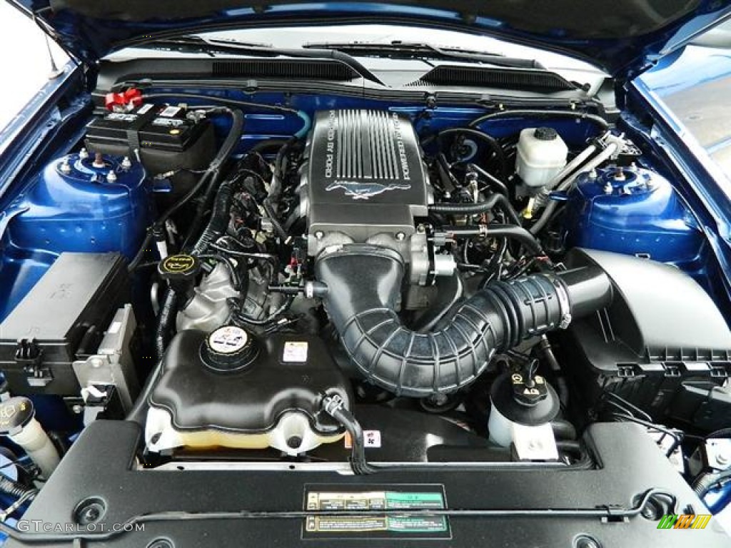 2007 Mustang GT Premium Coupe - Vista Blue Metallic / Dark Charcoal photo #22
