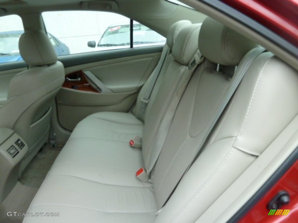2009 Camry XLE V6 - Barcelona Red Metallic / Bisque photo #12