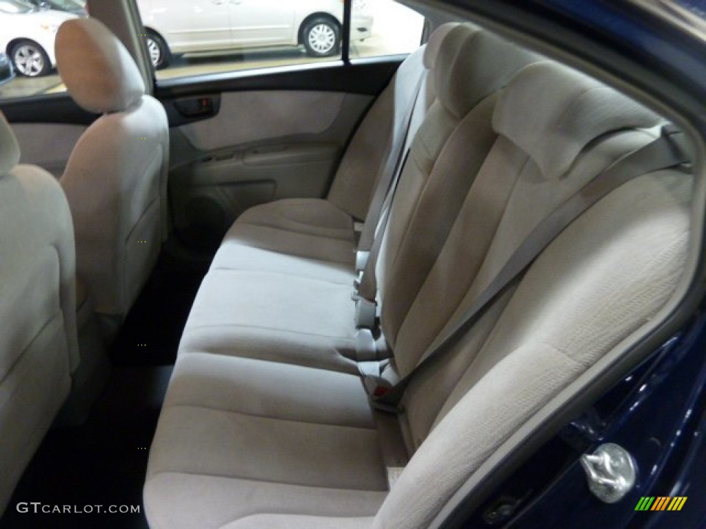 2008 Optima LX - Deep Ocean Blue / Gray photo #8