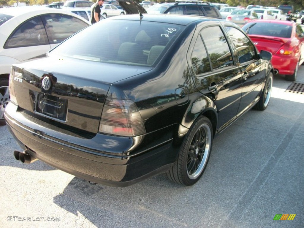 2003 Jetta GLS Sedan - Black / Beige photo #4
