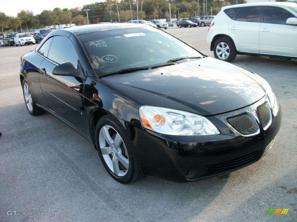 2006 G6 GTP Convertible - Black / Ebony photo #5