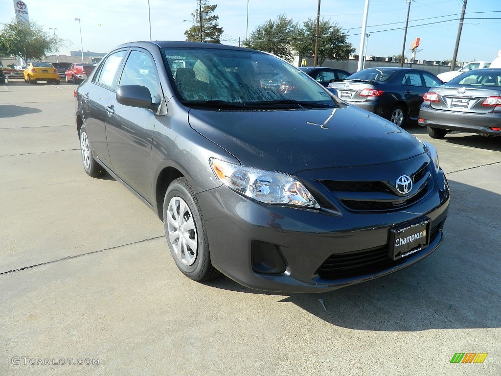 2011 Corolla LE - Magnetic Gray Metallic / Ash photo #1