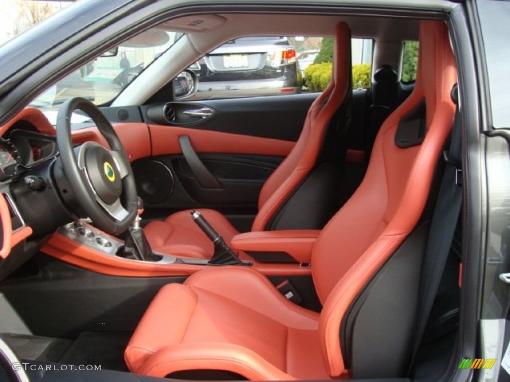 Paprika Interior 2011 Lotus Evora Coupe Photo #58095758