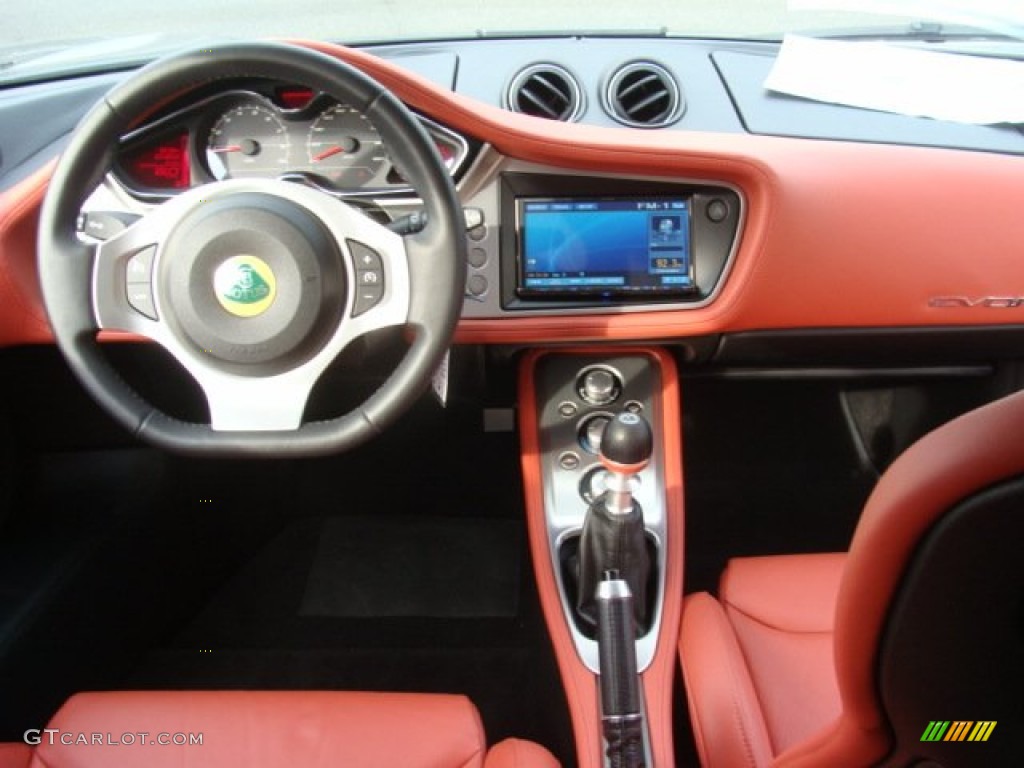 2011 Lotus Evora Coupe Paprika Dashboard Photo #58095773