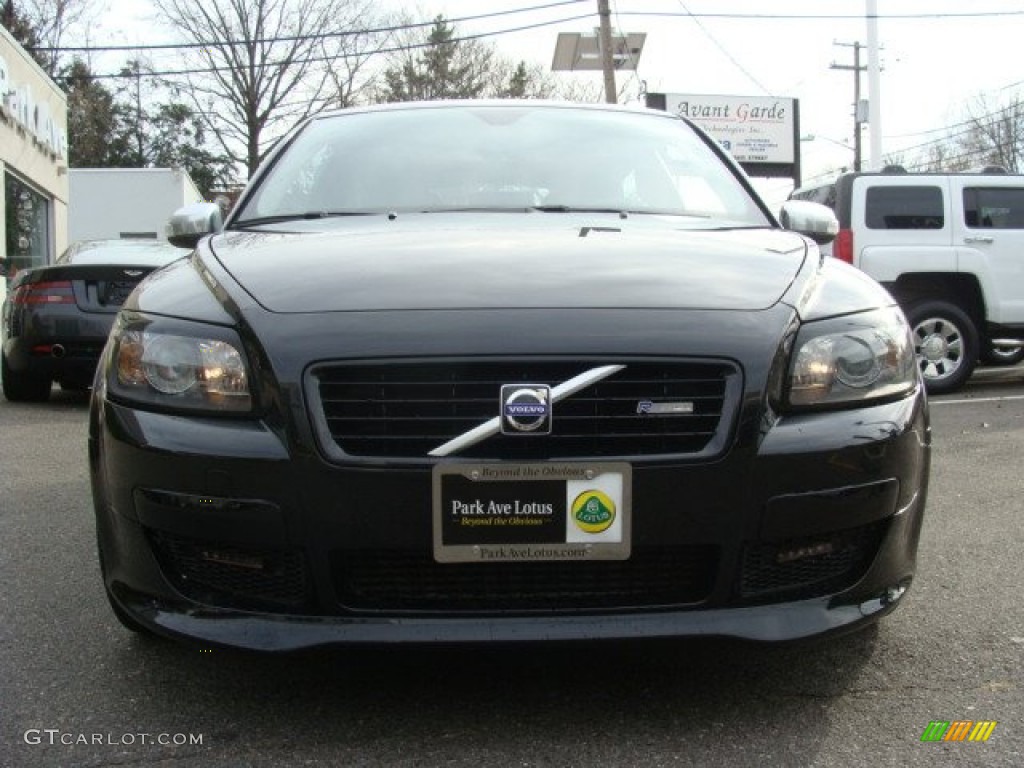 2008 C30 T5 Version 2.0 R-Design - Black Sapphire Metallic / Off Black/Cream photo #2