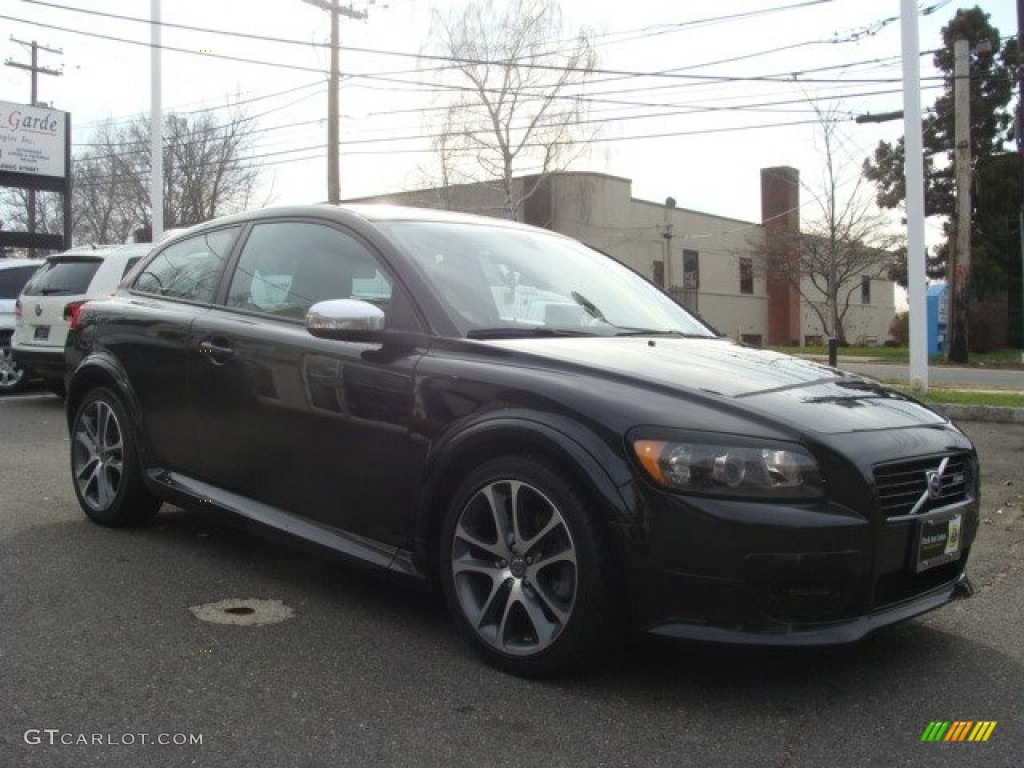 2008 C30 T5 Version 2.0 R-Design - Black Sapphire Metallic / Off Black/Cream photo #3