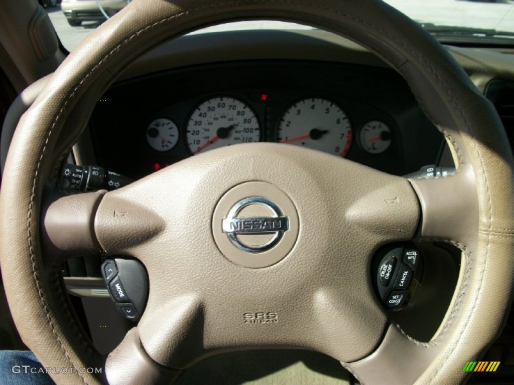 2003 Pathfinder SE - Merlot Red Pearl / Beige photo #24