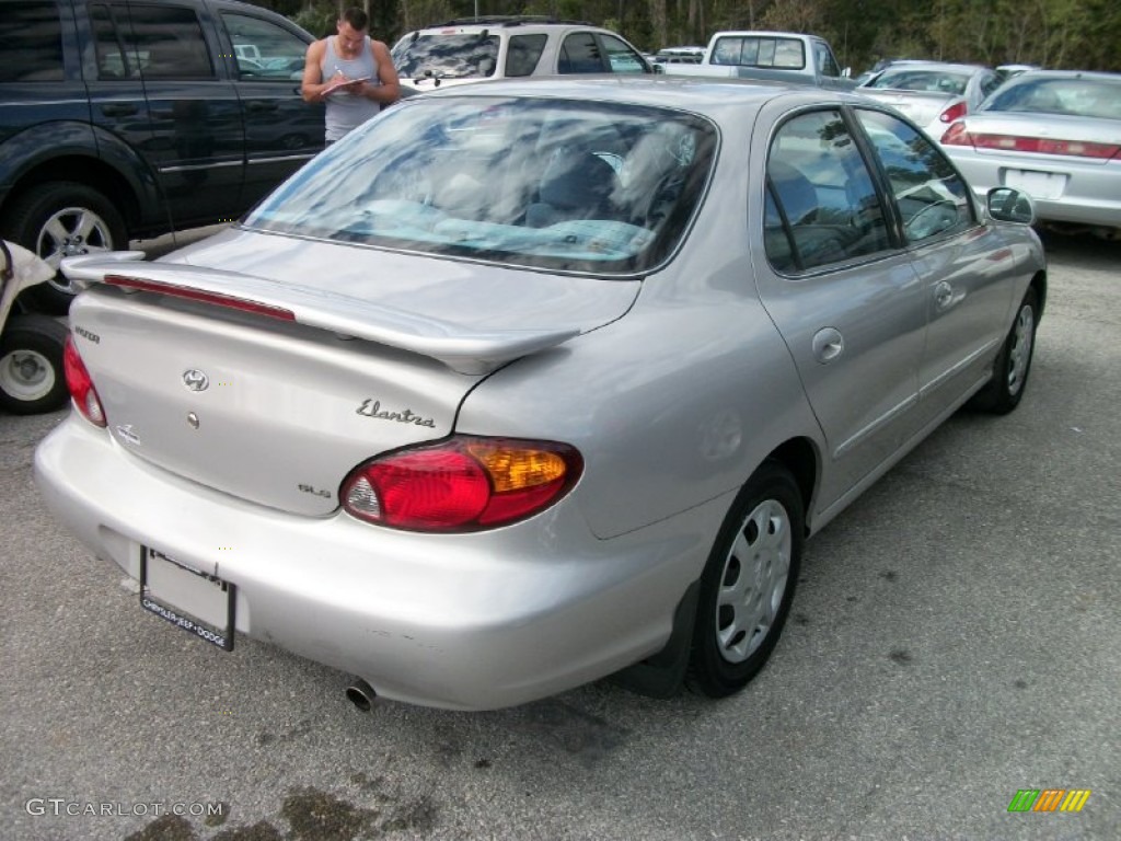 2000 Elantra GLS Sedan - Sandalwood / Gray photo #3