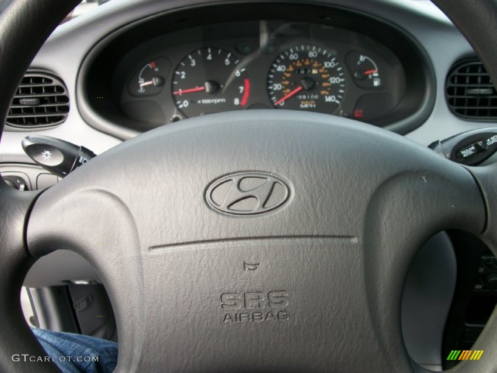 2000 Elantra GLS Sedan - Sandalwood / Gray photo #19