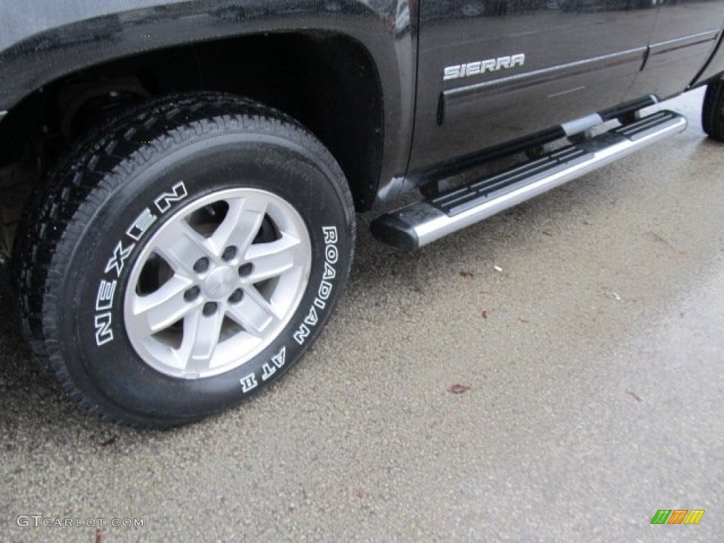 2010 Sierra 1500 SLT Extended Cab 4x4 - Onyx Black / Ebony photo #3