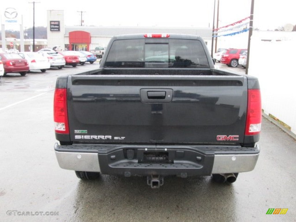 2010 Sierra 1500 SLT Extended Cab 4x4 - Onyx Black / Ebony photo #6