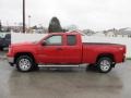 2008 Fire Red GMC Sierra 1500 SLE Extended Cab 4x4  photo #2