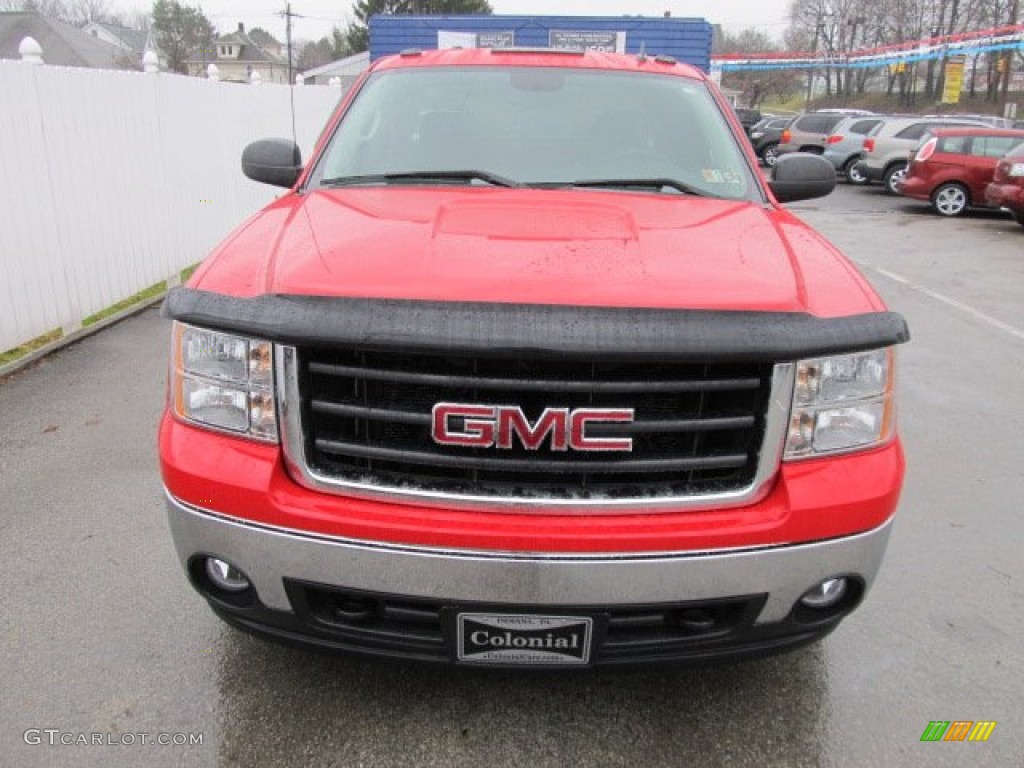 2008 Sierra 1500 SLE Extended Cab 4x4 - Fire Red / Ebony photo #4