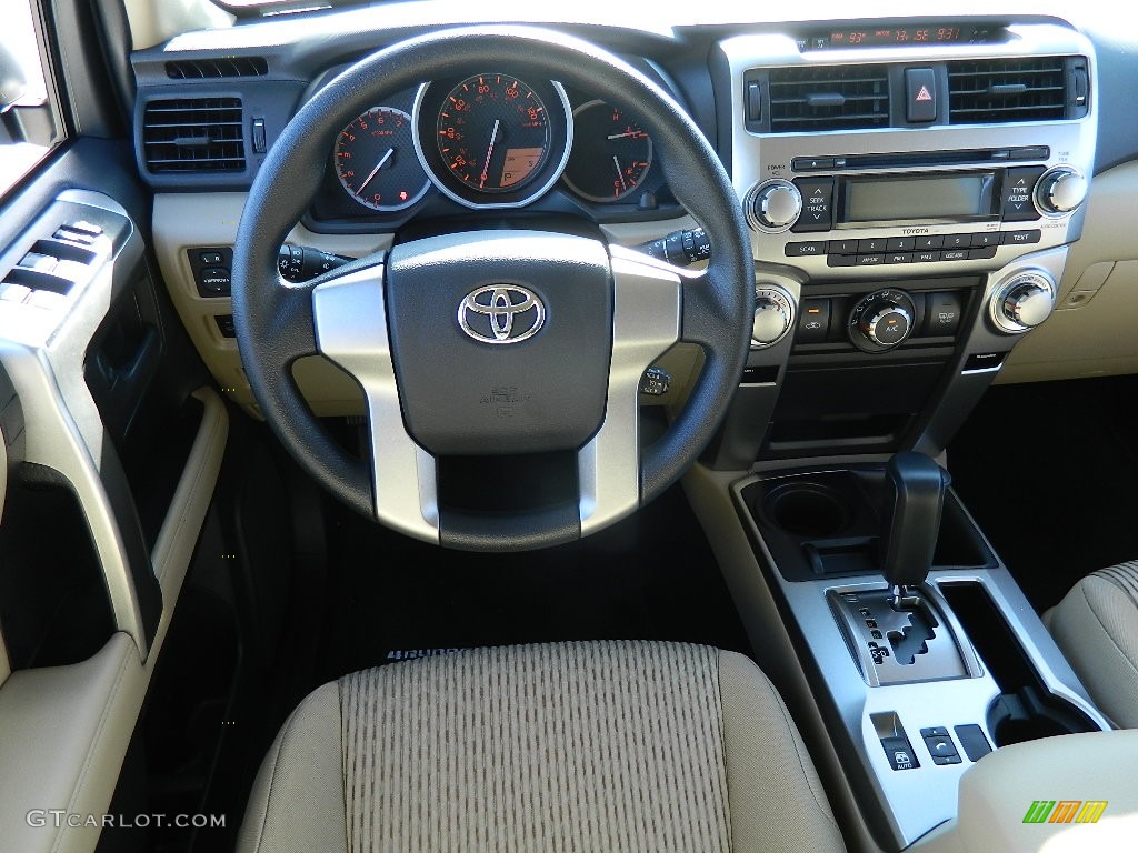 2011 4Runner SR5 4x4 - Blizzard White Pearl / Sand Beige photo #11