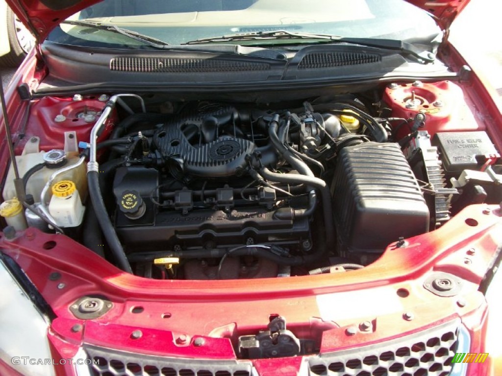 2004 Stratus ES Sedan - Inferno Red Pearlcoat / Sandstone photo #29