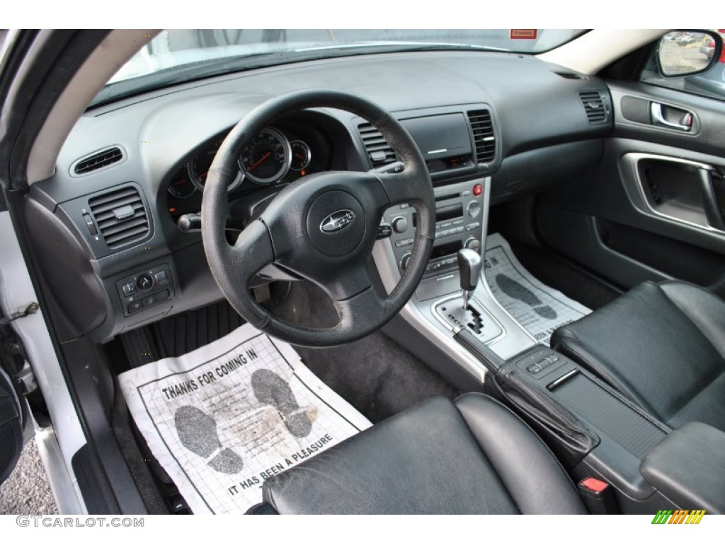 Charcoal Black Interior 2005 Subaru Legacy 2 5i Limited