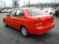 2005 Retro Red Hyundai Accent GLS Sedan  photo #11