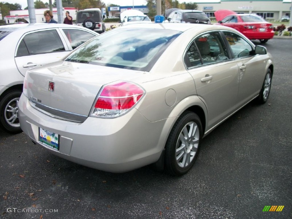 2009 Aura XE - Gold Mist Metallic / Tan photo #3