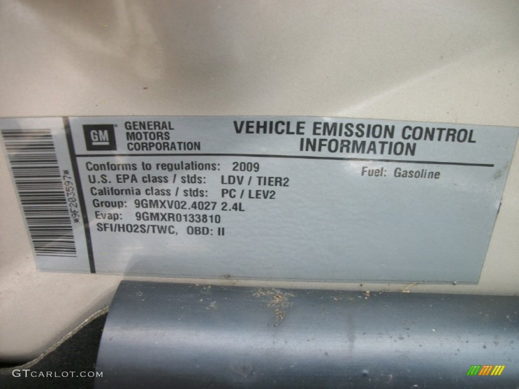 2009 Aura XE - Gold Mist Metallic / Tan photo #16