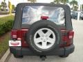 2010 Red Rock Crystal Pearl Jeep Wrangler Sport 4x4  photo #3