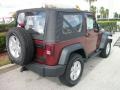 2010 Red Rock Crystal Pearl Jeep Wrangler Sport 4x4  photo #4