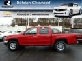 Fire Red 2011 GMC Canyon SLE Crew Cab 4x4
