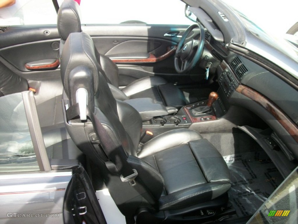 2001 3 Series 330i Convertible - Steel Grey Metallic / Black photo #7
