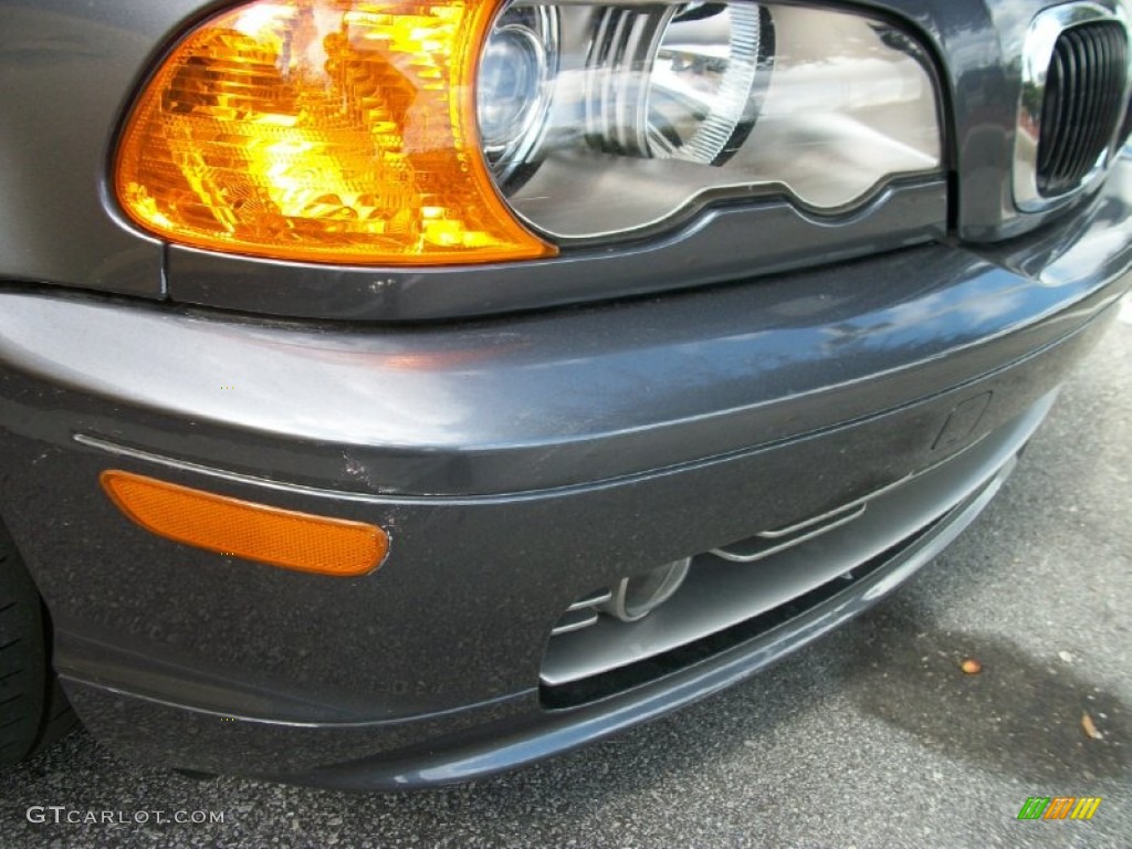 2001 3 Series 330i Convertible - Steel Grey Metallic / Black photo #20