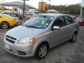 2010 Cosmic Silver Chevrolet Aveo LT Sedan  photo #3