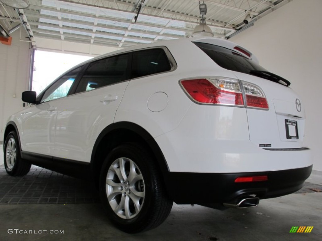 2011 CX-9 Sport - Crystal White Pearl Mica / Sand photo #3