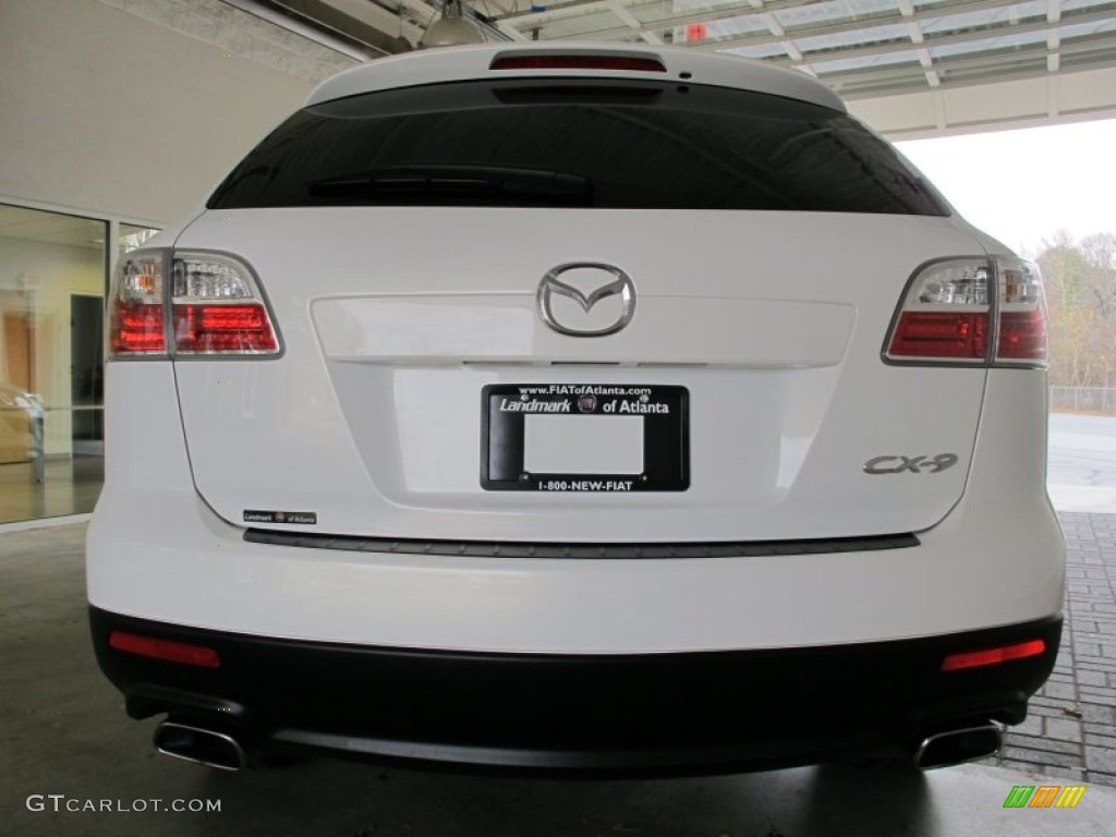 2011 CX-9 Sport - Crystal White Pearl Mica / Sand photo #4