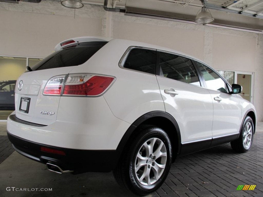 2011 CX-9 Sport - Crystal White Pearl Mica / Sand photo #5