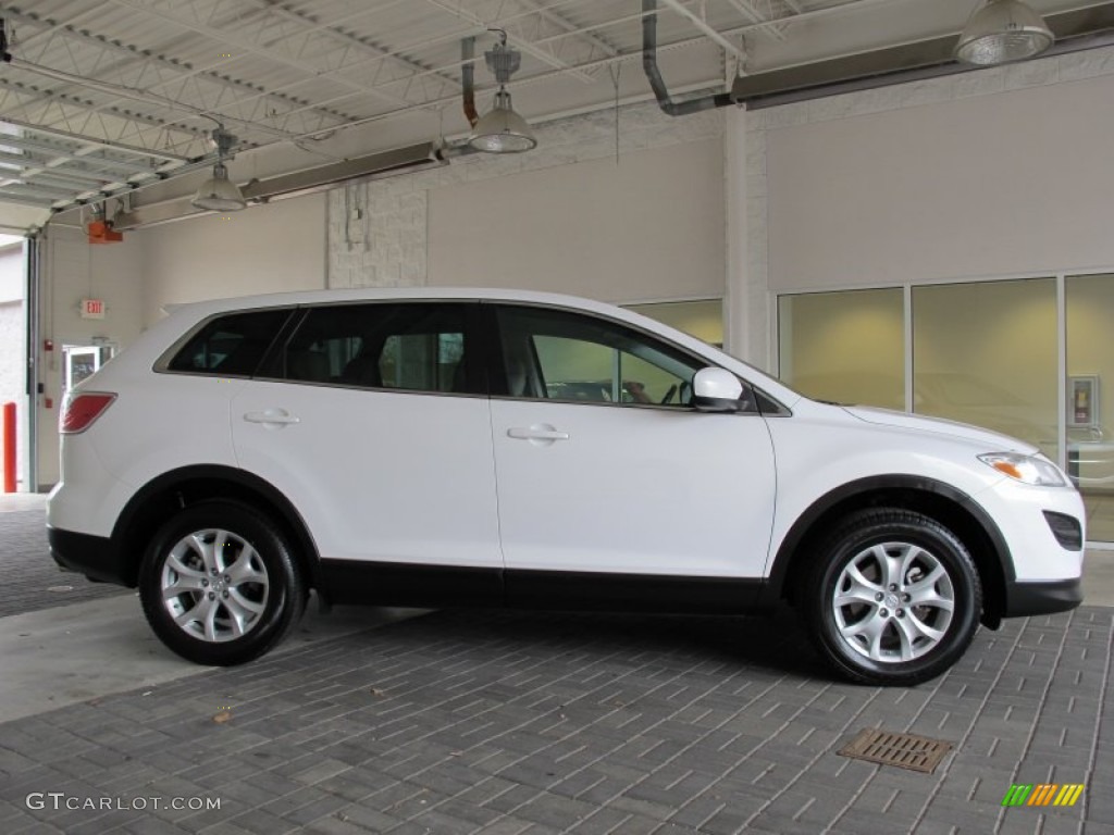 2011 CX-9 Sport - Crystal White Pearl Mica / Sand photo #6