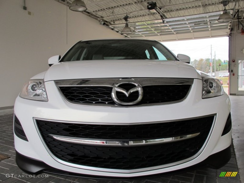 2011 CX-9 Sport - Crystal White Pearl Mica / Sand photo #8