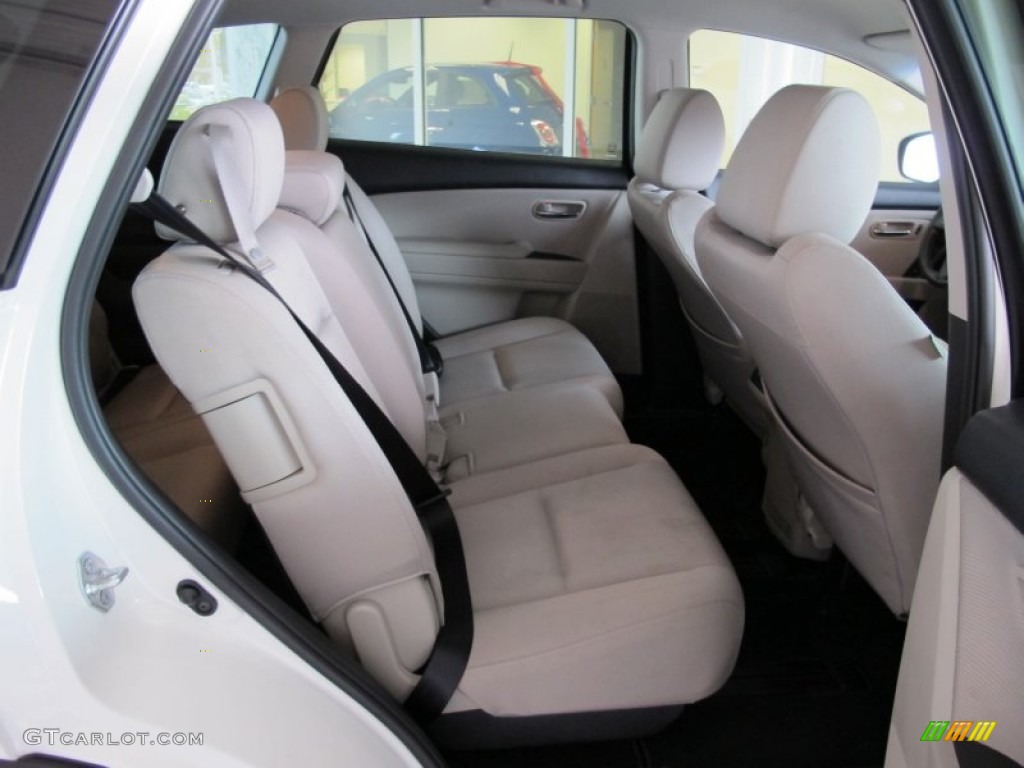 2011 CX-9 Sport - Crystal White Pearl Mica / Sand photo #17