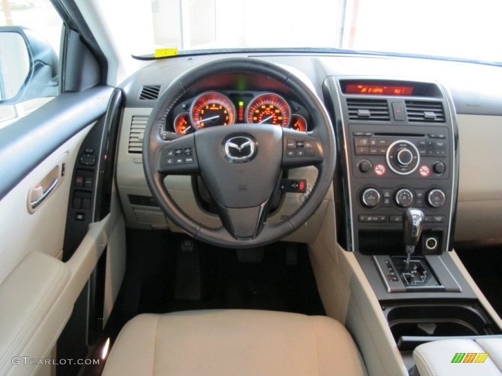 2011 CX-9 Sport - Crystal White Pearl Mica / Sand photo #23