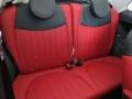Pelle Rosso/Nera (Red/Black) Interior Photo for 2012 Fiat 500 #58108985